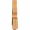 Ekena Millwork Davenport Rough Sawn Timber Gable Bracket, Western Red Cedar, 84"W x 24"H x 4"D x 6"F, 7/12 Pitch GBW084X24X0406DAV00RWR - alternate 2